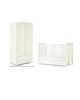 Mia 2 Piece Cotbed Set with Wardrobe- White image number 1